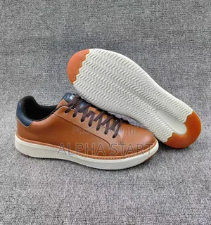 Cole Haan High Master Quality Flat Lather Shoes for Man's