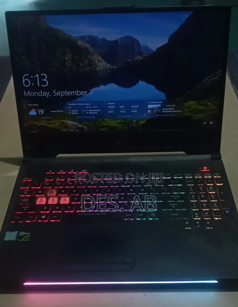 New Laptop Asus ROG Strix G15 16GB Intel Core i7 HDD+SSD 1T