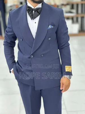 Luxury Shawl-Lapel Double-Breasted Tuxedo ( Color Avaliable)