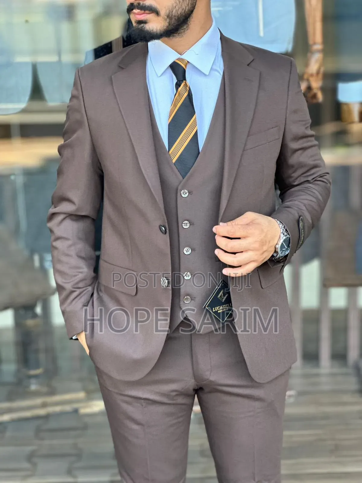 የሉካቴሊ (Lucatelli 3-Piece) ሙሉ ሱፍ: