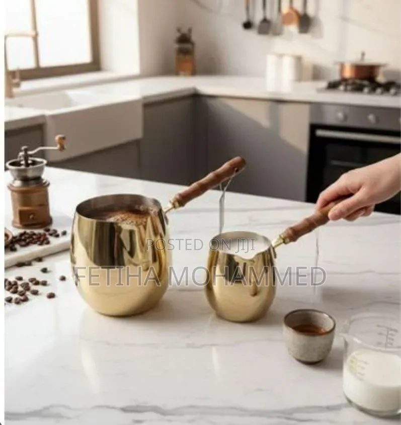Modern Tea and Milk Pot