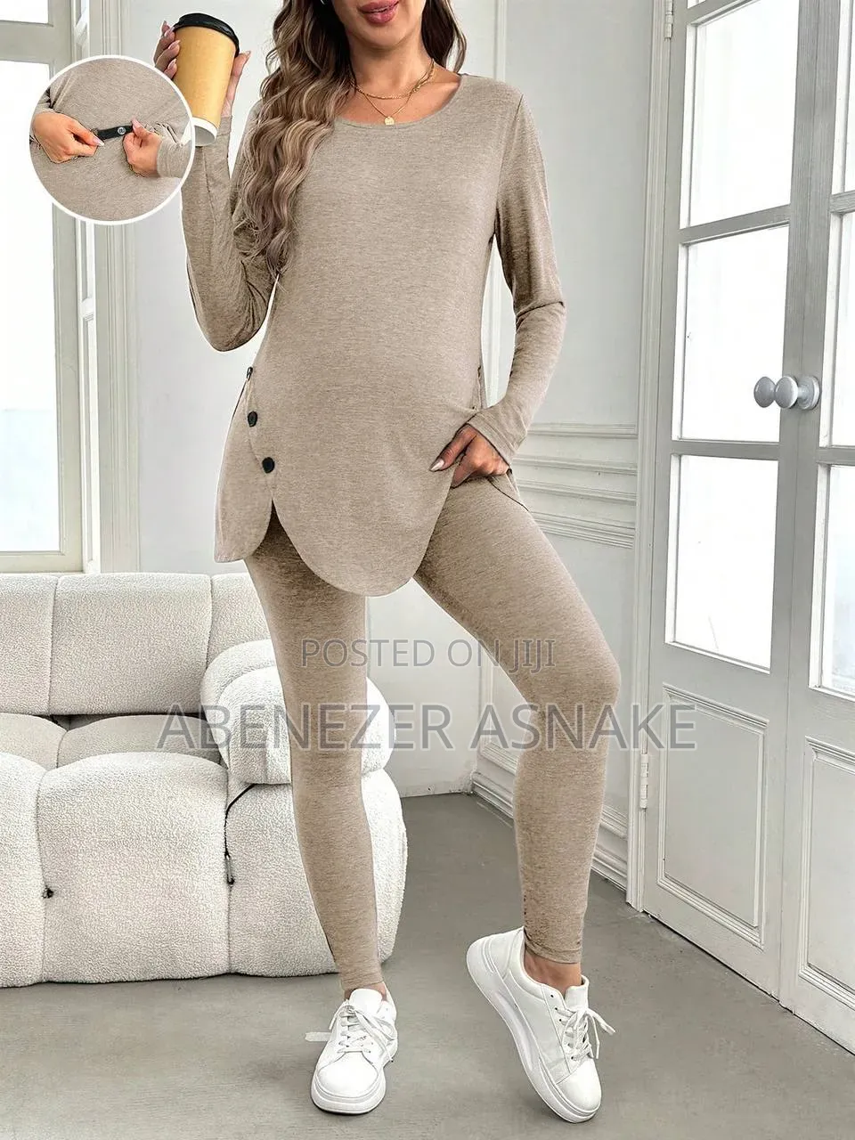 Two Piece Maternity Set