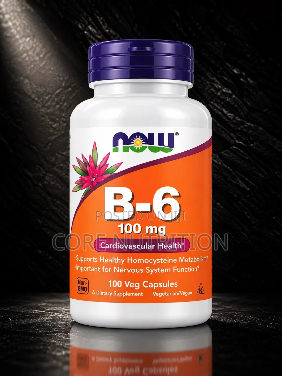 Vitamin B6 , 100mg , 100 Capsules