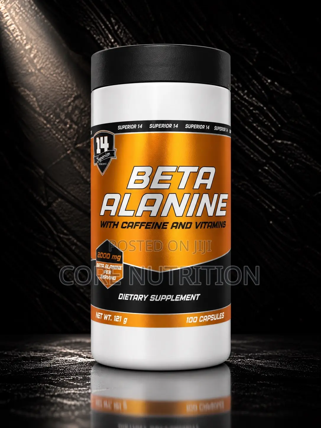 Beta Alanine With and Vitamins , 100 Capsules L