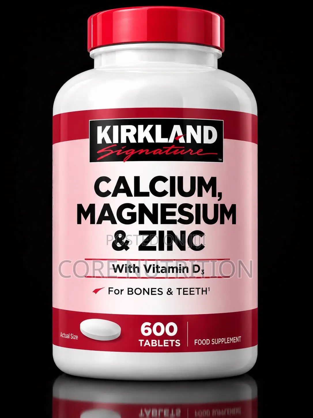 Kirkland Calcium ,Magnesium Zinc With D3 , 600 Tablets