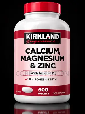 Kirkland Calcium ,Magnesium Zinc With D3 , 600 Tablets
