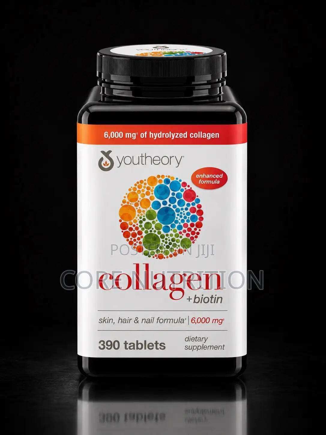Youtheory Collagen +Biotin 6000mg , 390 Tablets