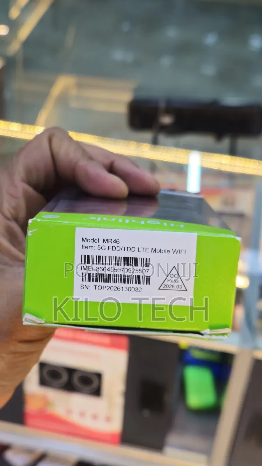 Highlink 5G Portable MiFi Pocket WiFi Router (WiFi 6, 600Mbps)
