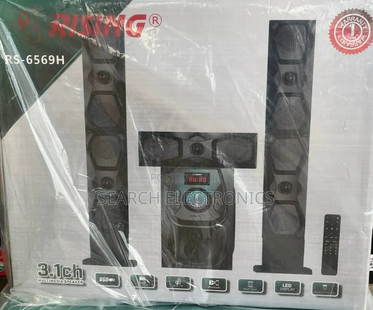 Rising 3.1 Ch Multimedia Home Theater Speaker
