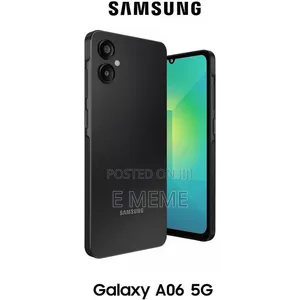 New Samsung Galaxy A06 64 GB Black