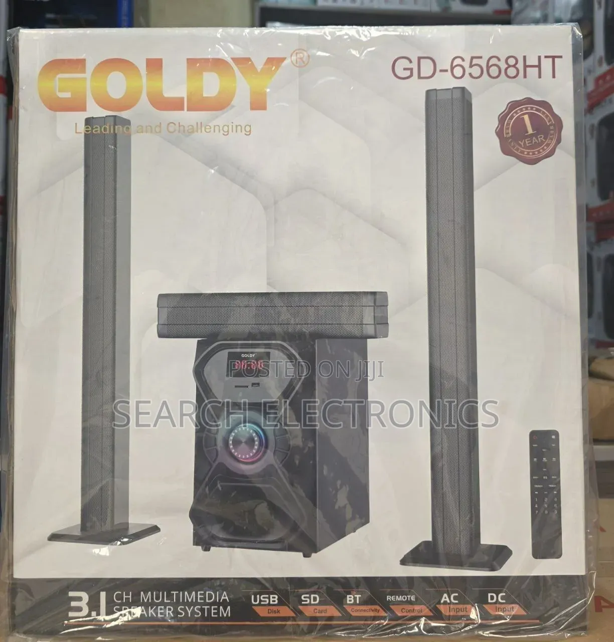 Goldy 3.1 Ch Multimedia Home Theater Player