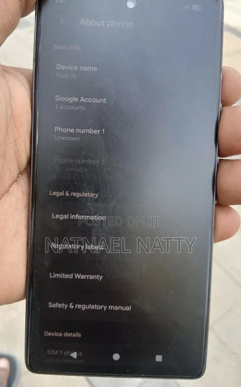 New Google Pixel 7a 128 GB Gray