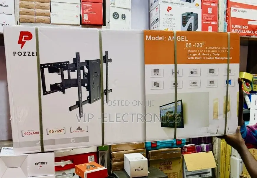 POZZER Flexible TV Wall Mount ANGEL Full Motion 65–120” Heavy Duty