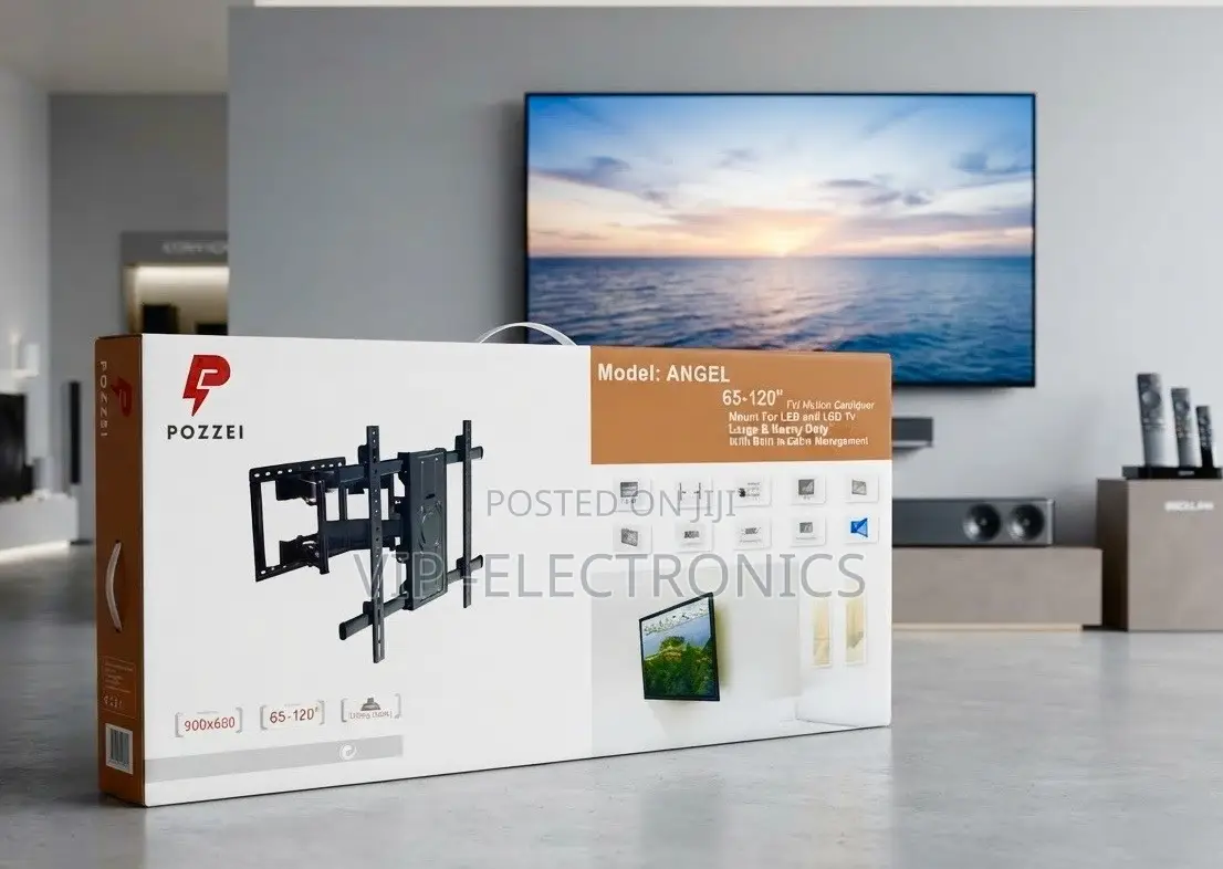 POZZEN Flexible TV Mount ANGEL Full Motion Cantilever TV Mount 65-120"