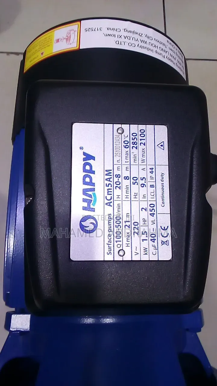 Happy Water Pump 1.5kw 2Hp