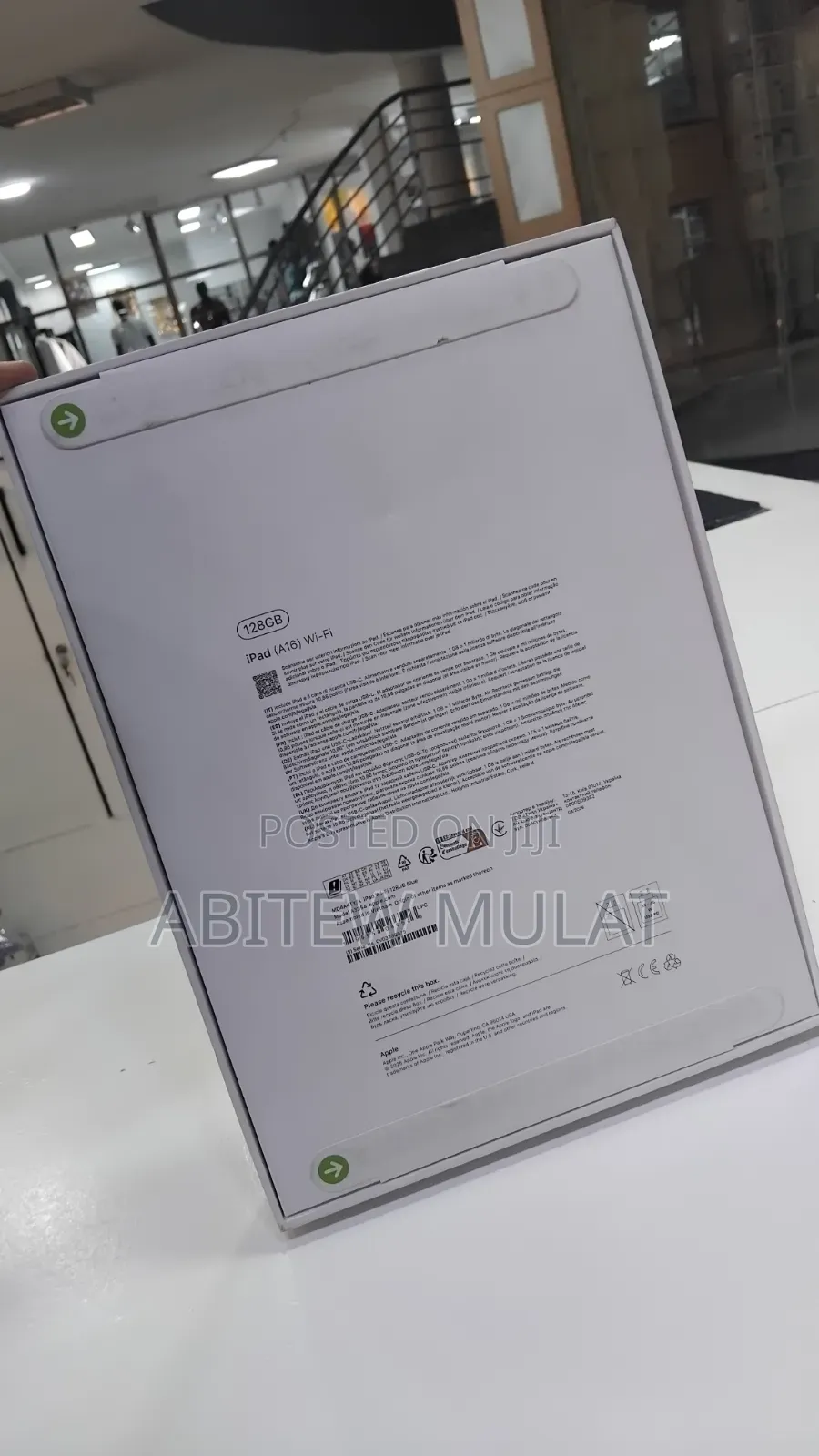 New Apple iPad (2025) 128 GB Blue