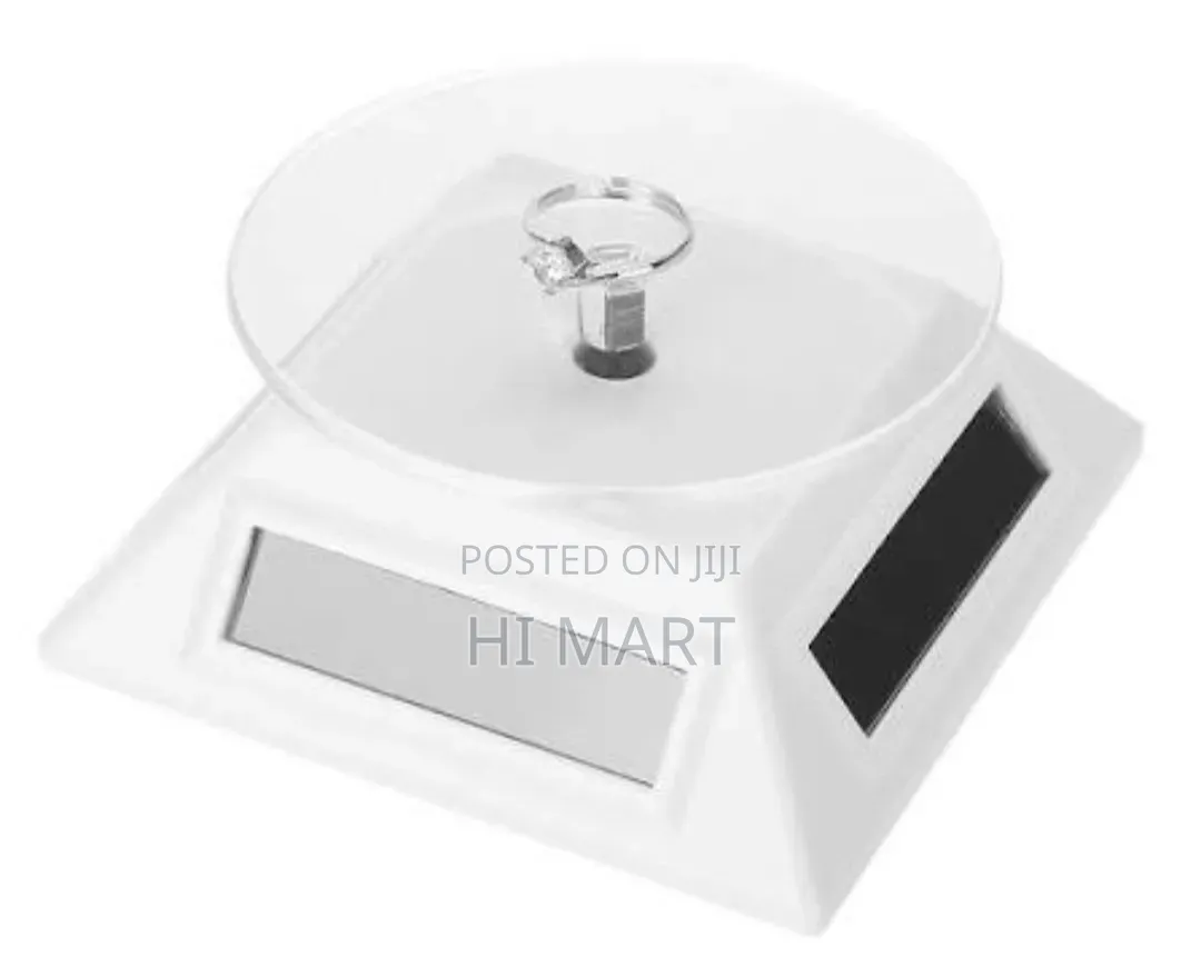 360° Rotating Solar Powered Display Stand