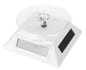 360° Rotating Solar Powered Display Stand
