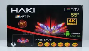 HAKI 55 Inch TV Ultra HD Smart LED TV – Android 2026 New Series