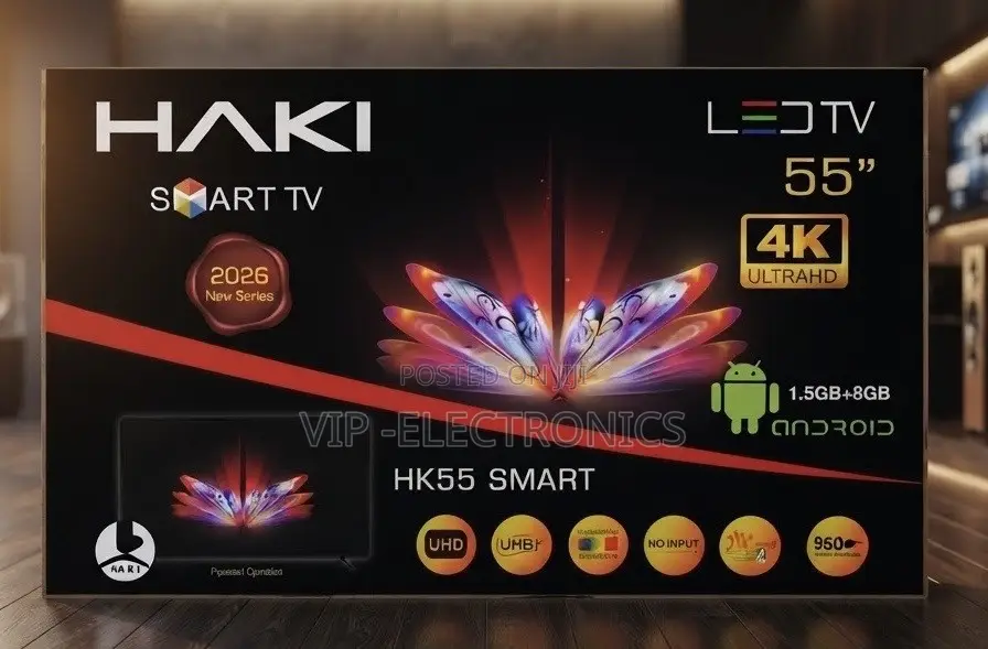 Haki 55 Inch TV Ultra Hd Smart Led TV – Hk55 Android TV