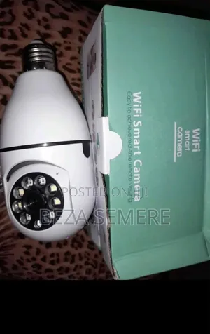 360° Rotating E27 Light Bulb WiFi Security Camera
