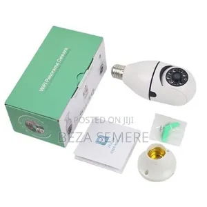 Smart Panoramic Bulb Camera With AI Auto-Tracking Night Vision