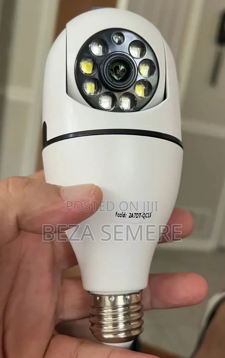 Smart Panoramic Bulb Camera With AI Auto-Tracking Night Vision
