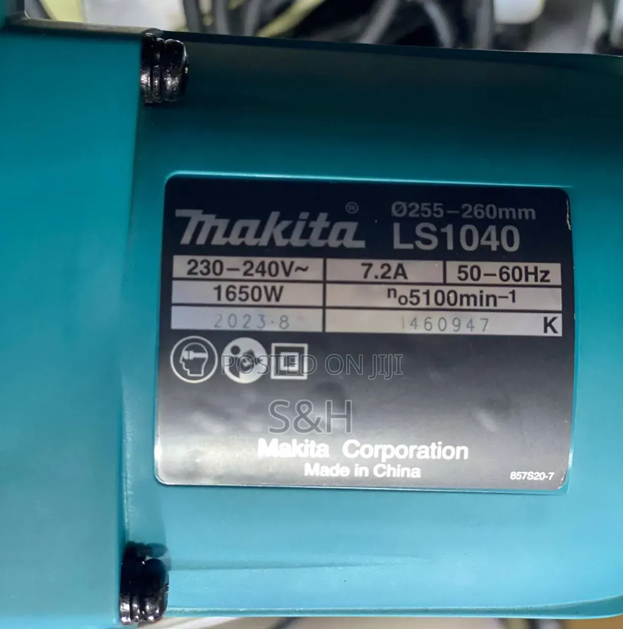  አዲስ Makita LS1040 260mm 1650W የእንጨት መቁረጫ 