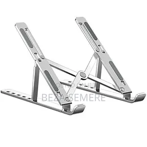 Portable Foldable Laptop Riser With Ventilated Cooling