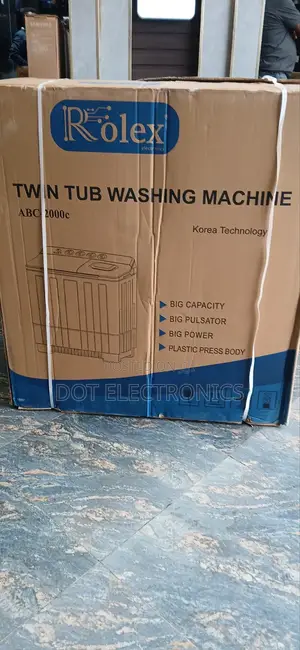 Rolex Electronics Twin Tub Washing Machine (ABC 2000c)