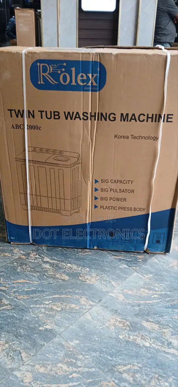 Rolex Electronics Twin Tub Washing Machine (ABC 2000c)