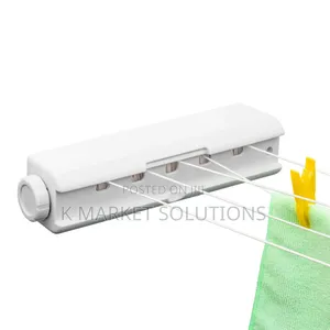 Indoor 4 Line Retractable Dryer Line ልብስ ማስጫ