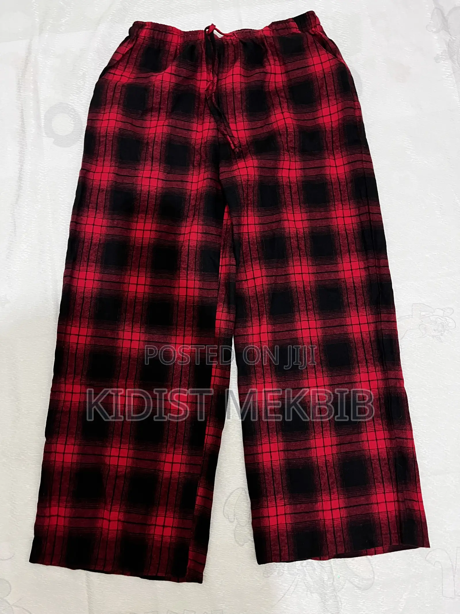 Plaid Pattern Pajamas