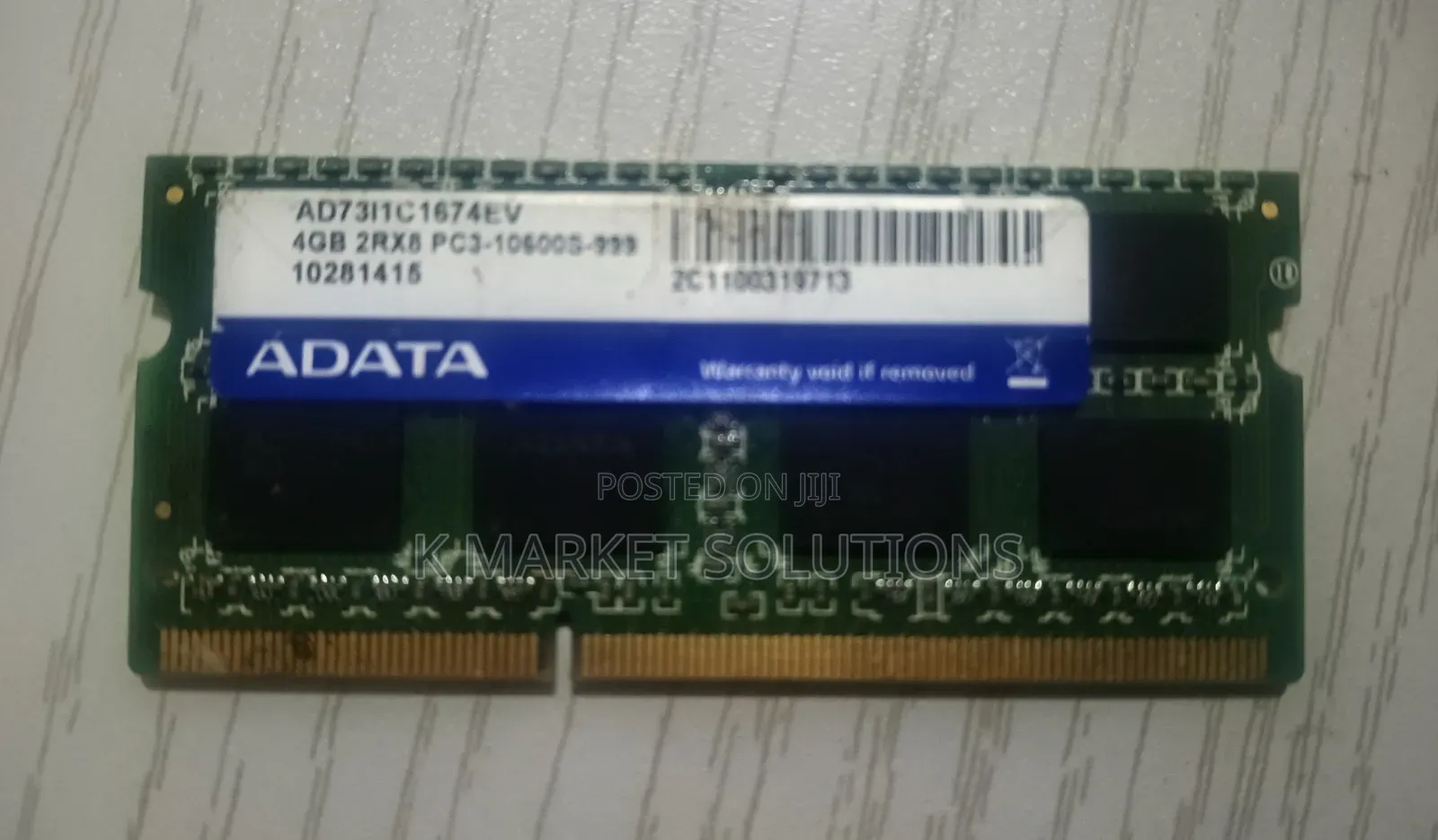 4gb Adata Ddr3 Sodimm Laptop Memory Module