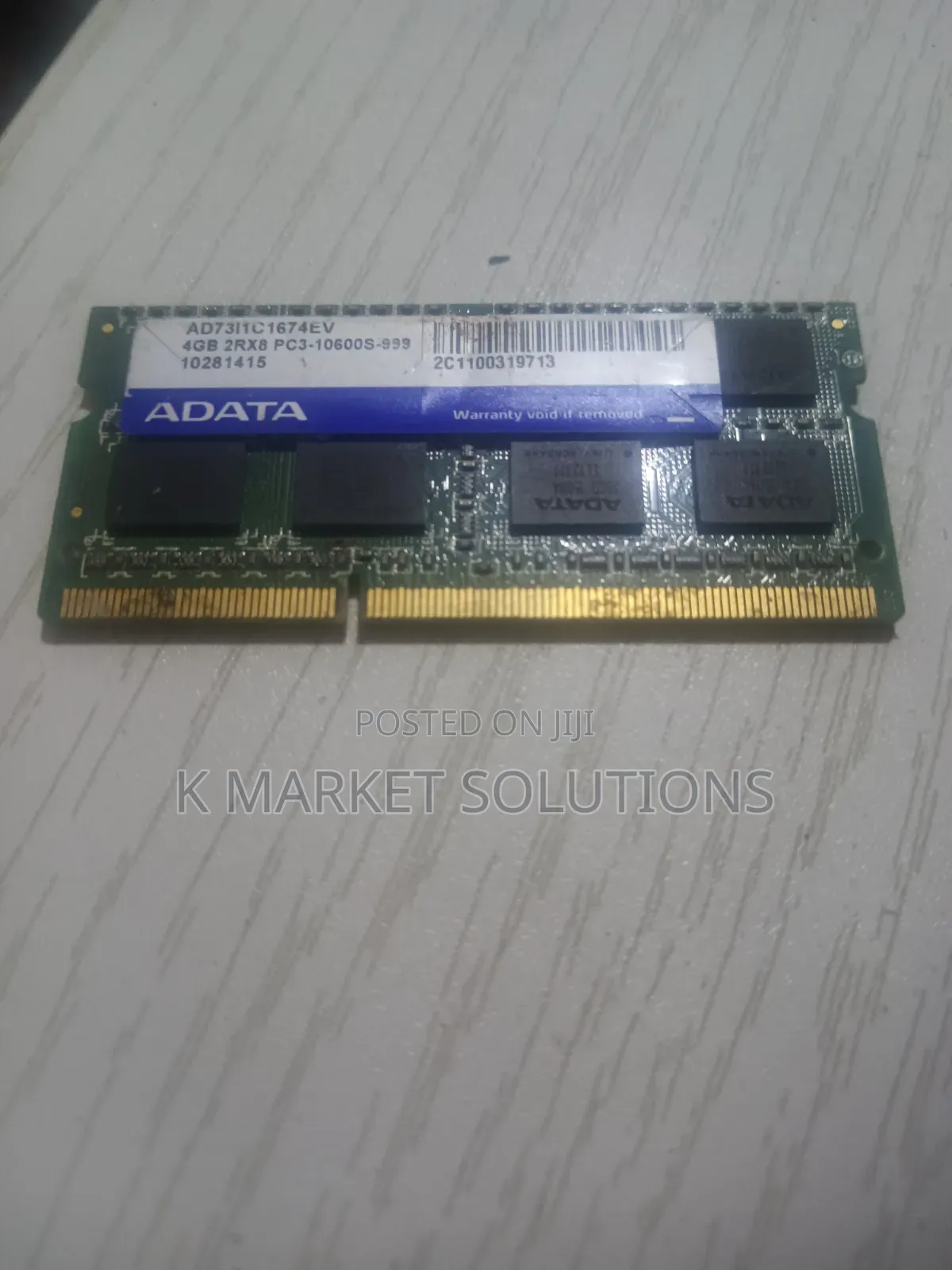4gb Adata Ddr3 Sodimm Laptop Memory Module