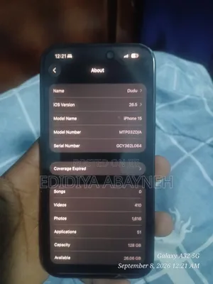 Apple iPhone 15 128 GB Blue