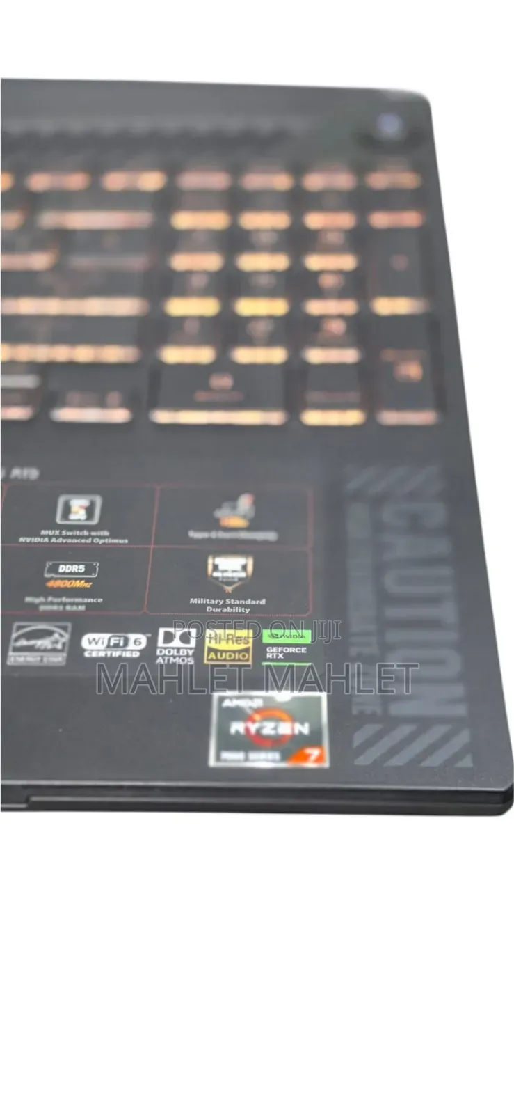 New Laptop Asus TUF Gaming A15 16GB AMD Ryzen 7 SSD 512GB