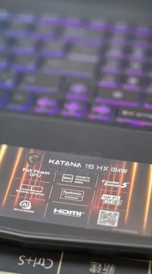 New Laptop MSI Katana 15 16GB Intel Core i7 SSD 1T