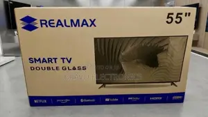 REALMAX TV 55” Double Screen- Netflix,you Tube,wifi and All Support
