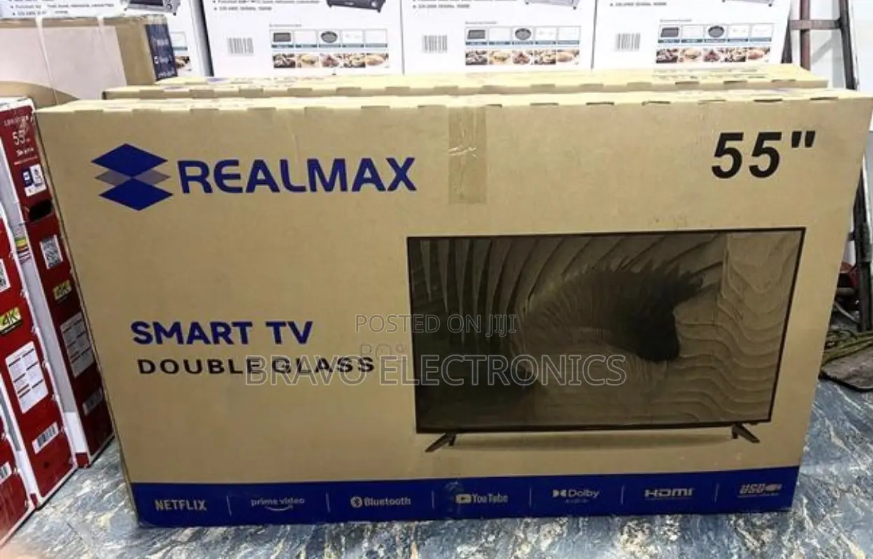 Realmax 55” TV Double Glass Edition