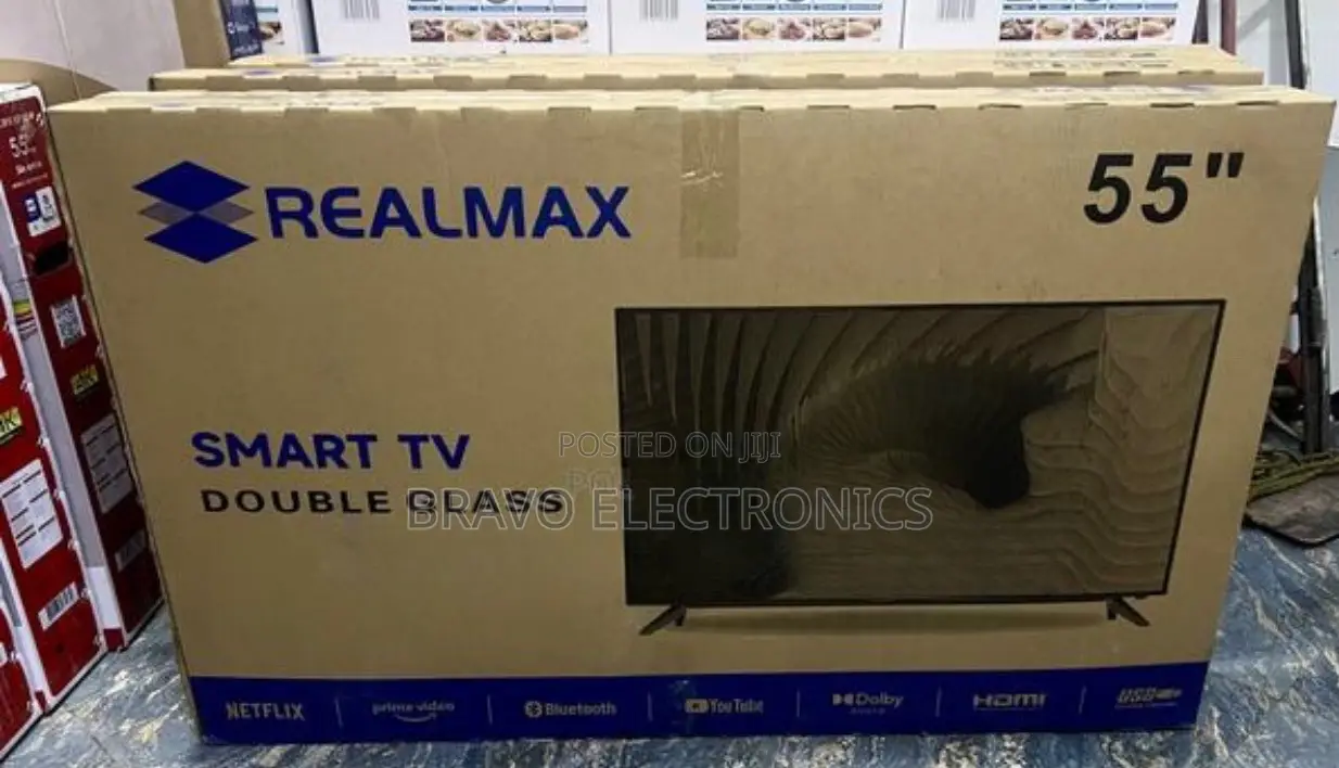 Realmax 55” TV Double Glass Edition
