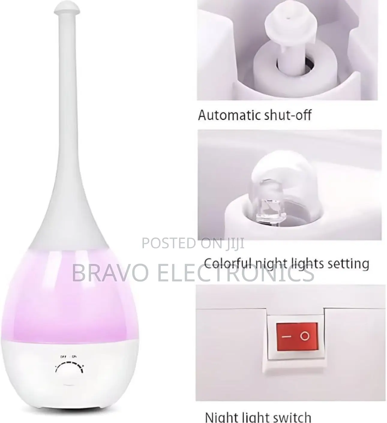 Humidifier 2.6L Ultrasound Automization Cool