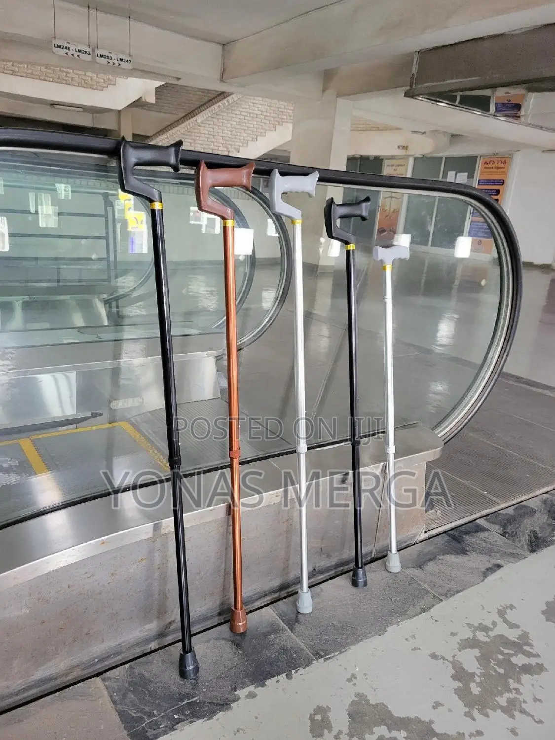 Aluminum Walking canes尐炉EASY CARE Foldable Single Cane Bronze