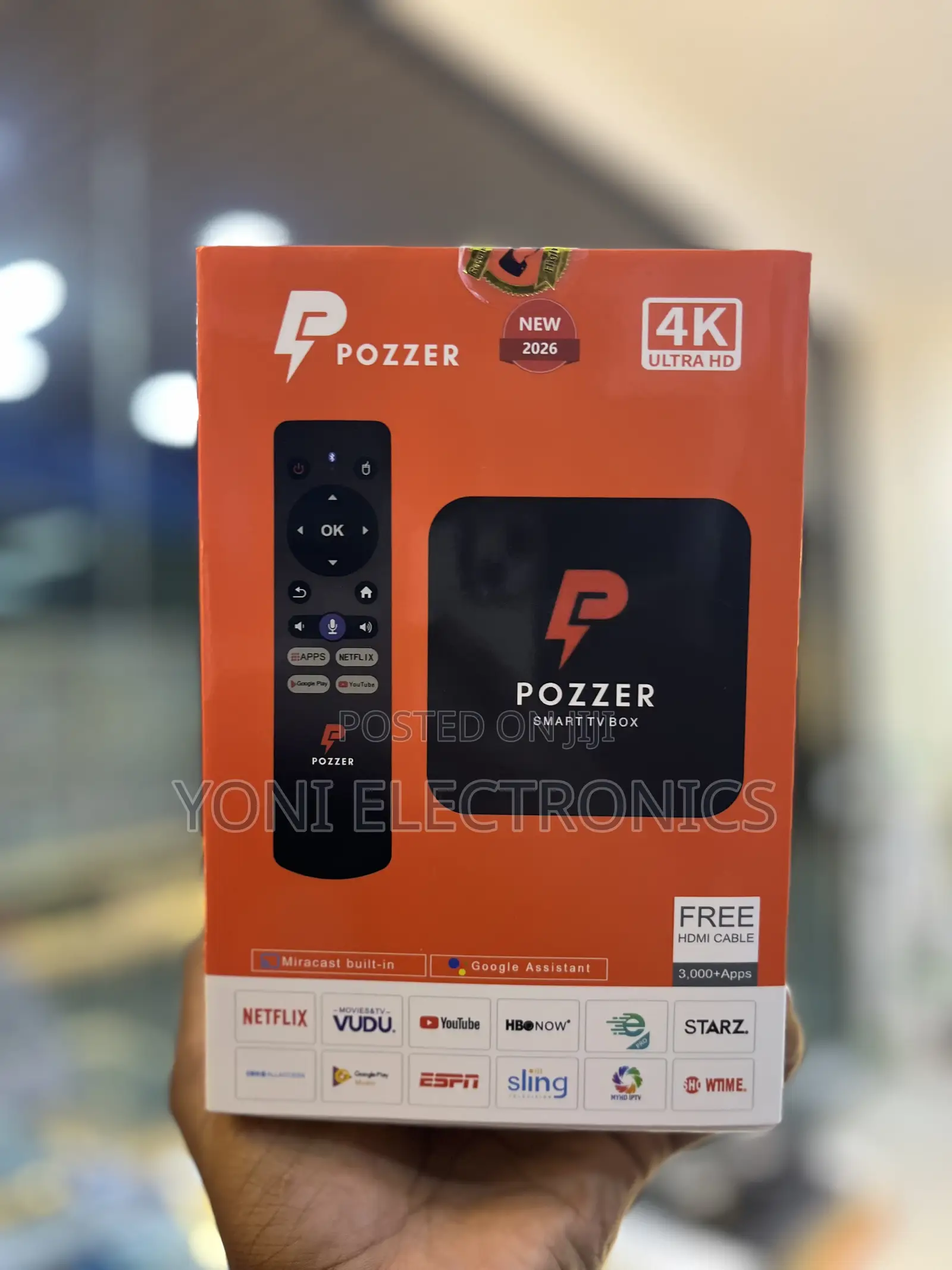 Pozzer Ultra HD Smart TV Box