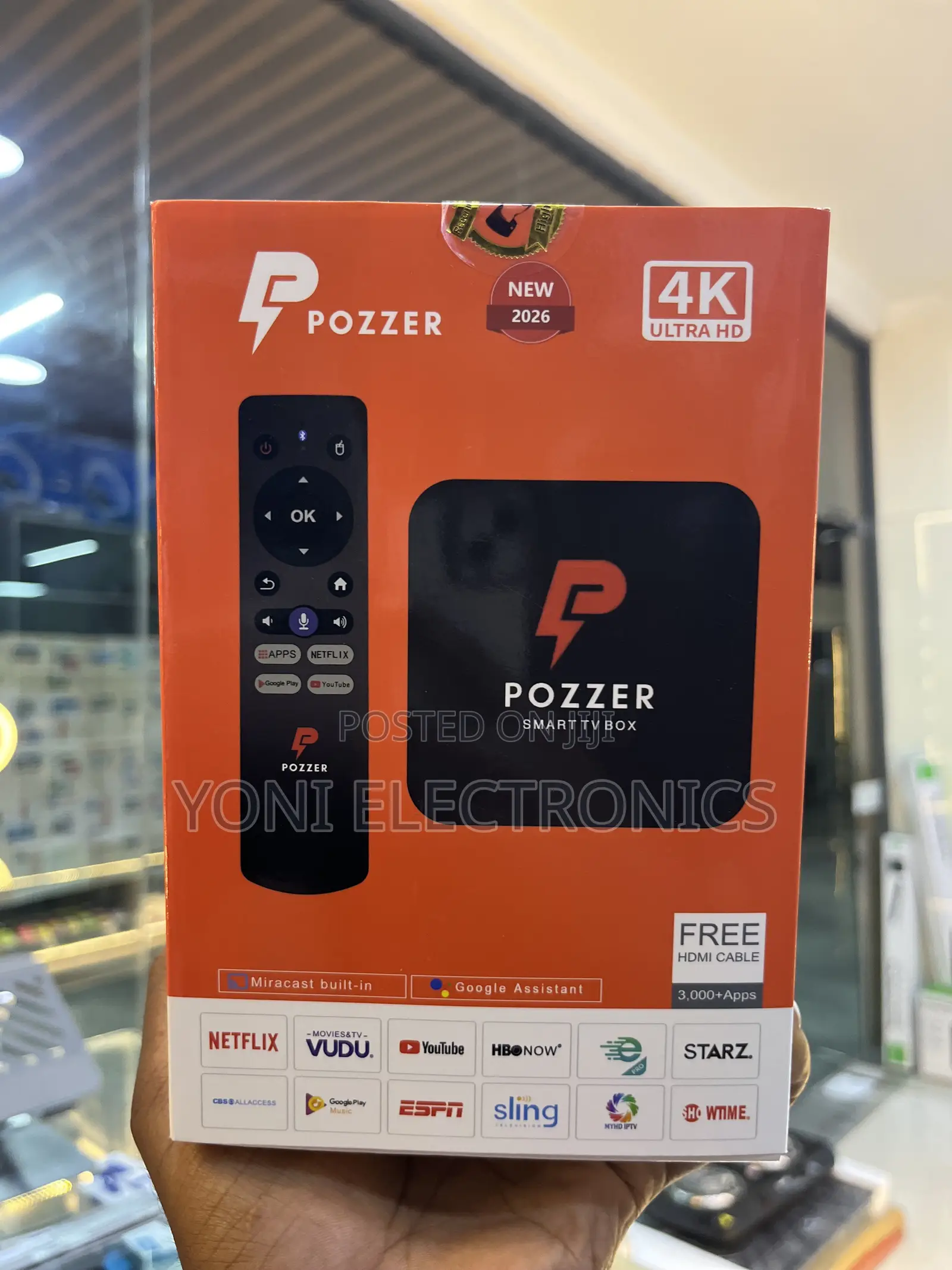 Pozzer Ultra HD Smart TV Box
