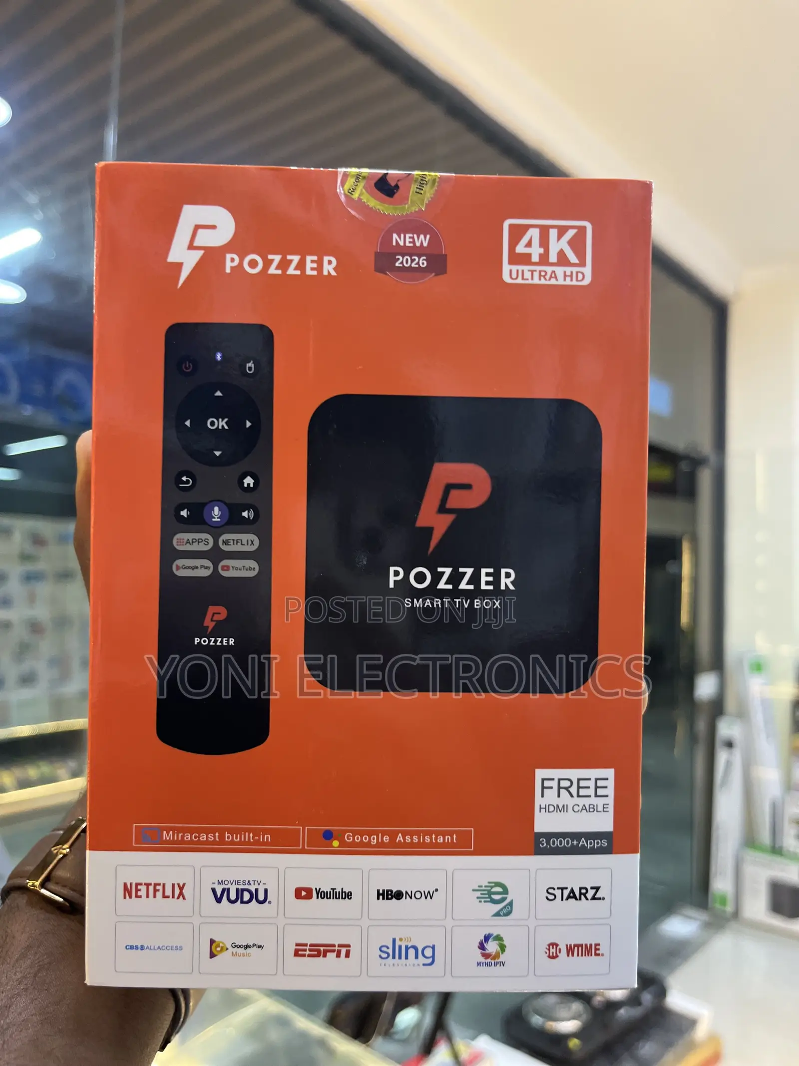 Pozzer Ultra HD Smart TV Box