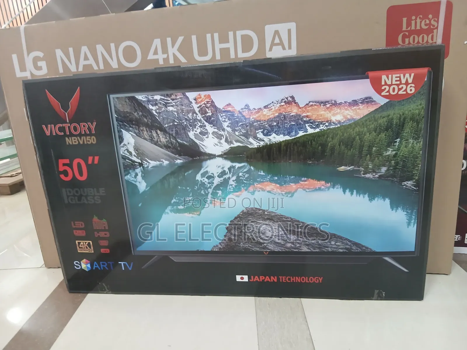 Victory 50inch Double Glass Newe 2026