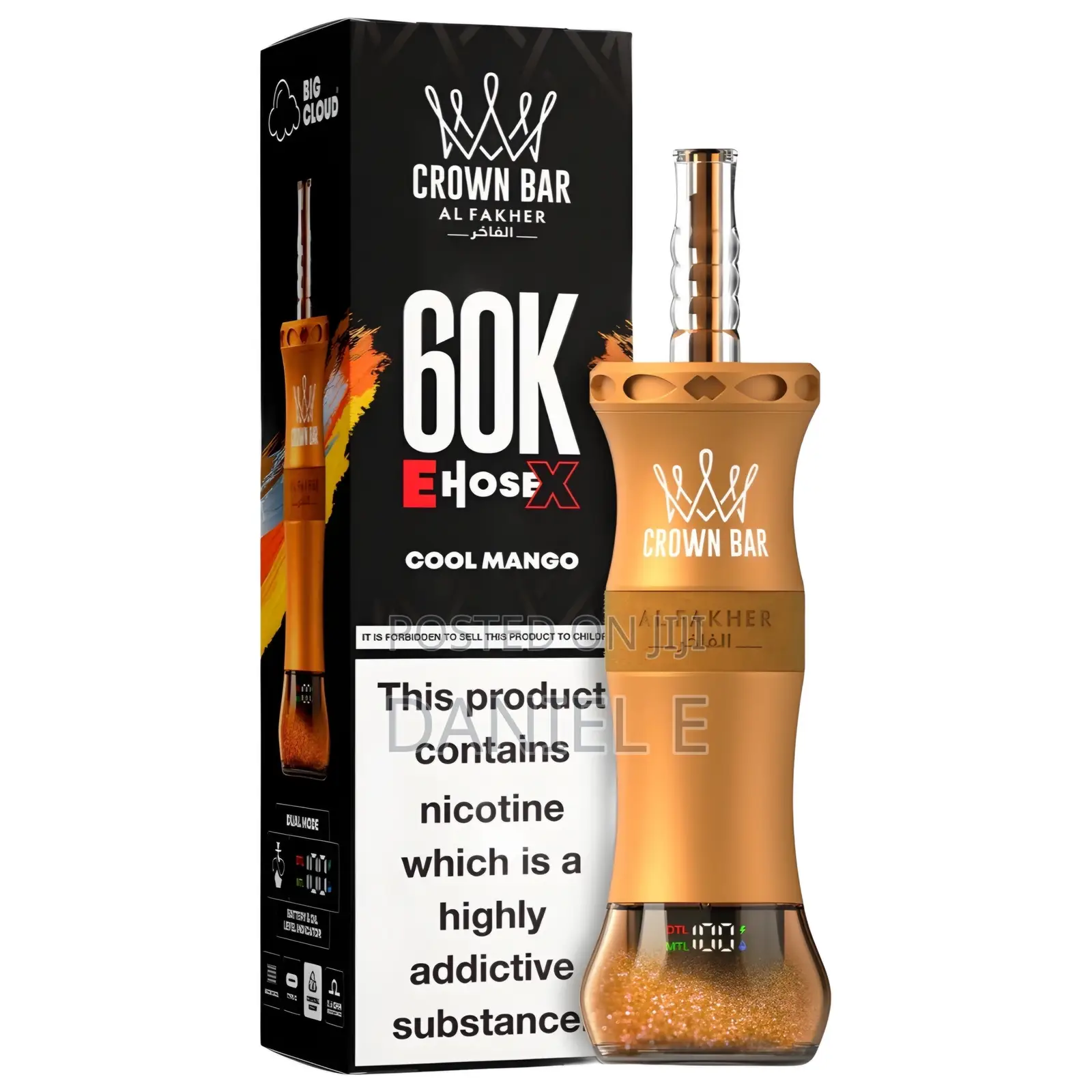 Al Fakher Cloud X Ehose Crown Bar Disposable
