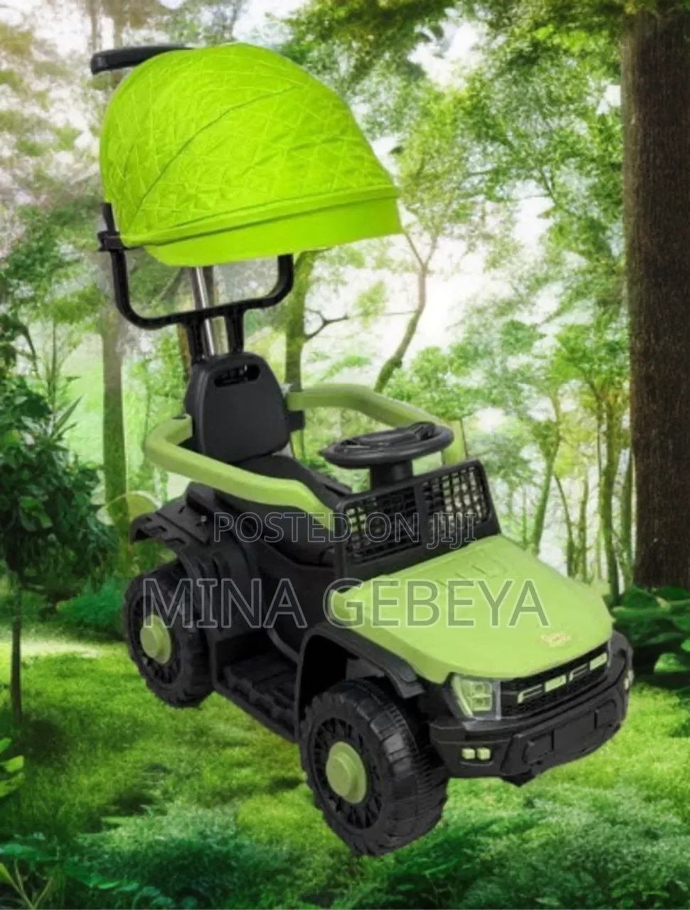 3-in-1 Ride-on Push Car Toy's