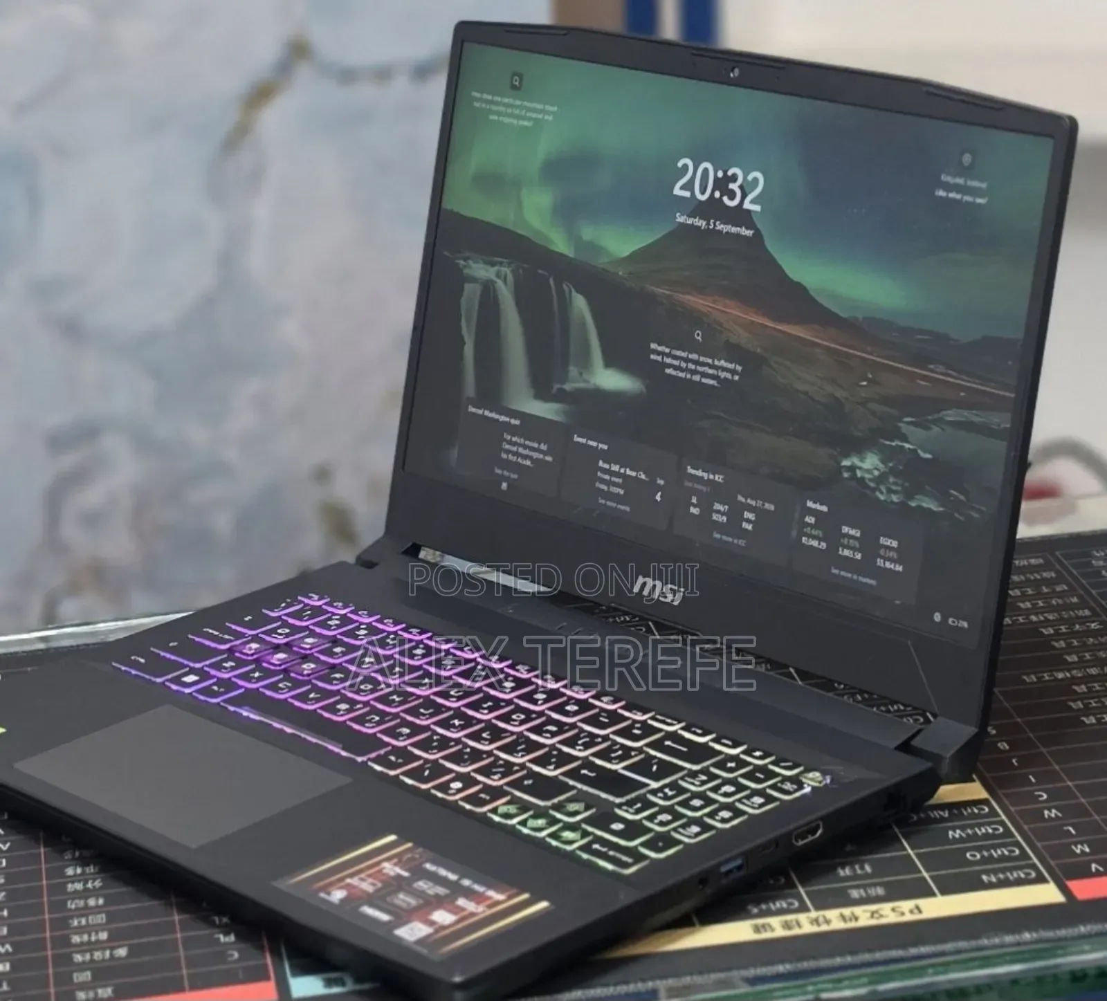 New Laptop MSI Katana GF66 16GB Intel Core i7 SSD 1T